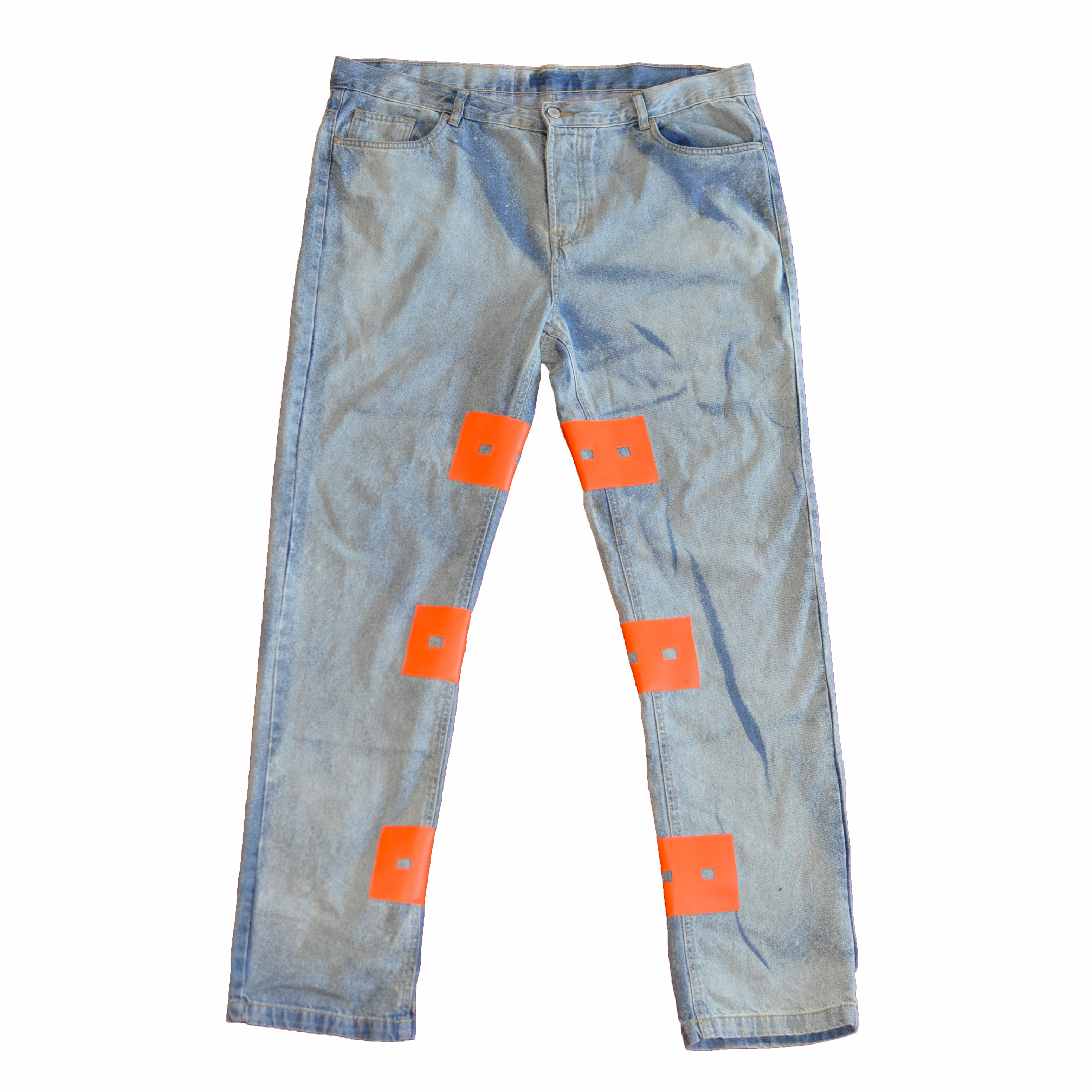 13lassique jeans - BLUE/ORANGE