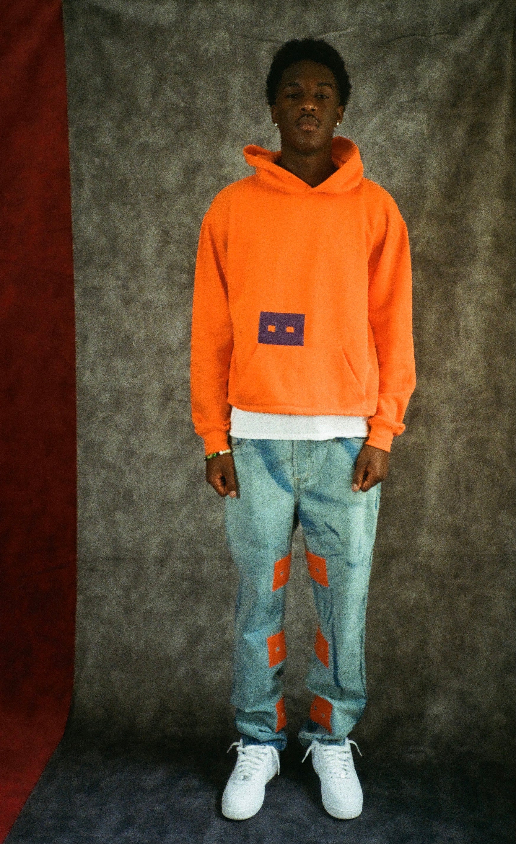 13lassique jeans - BLUE/ORANGE