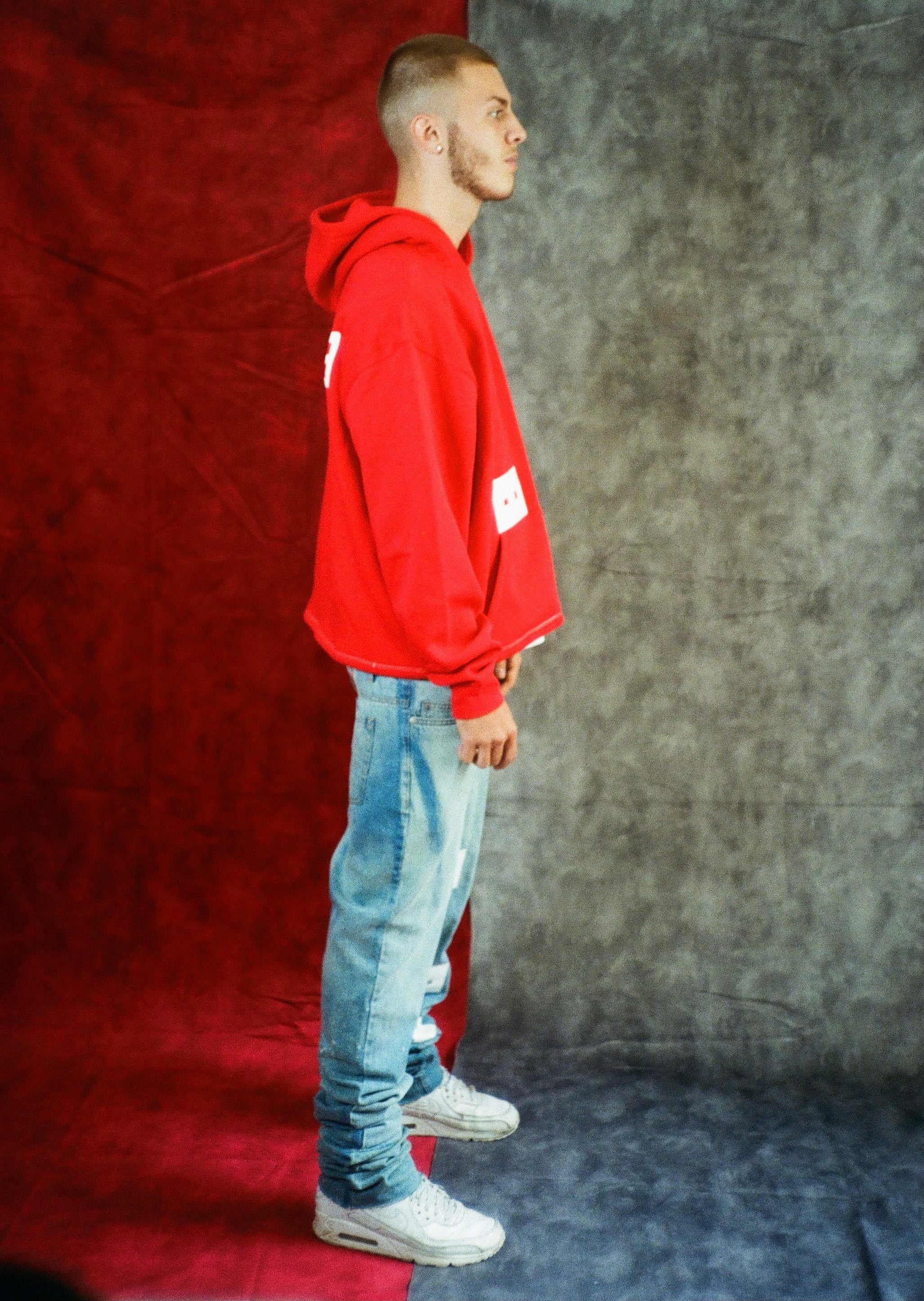 Jeans 13lassique stacked - BLEU/BLANC