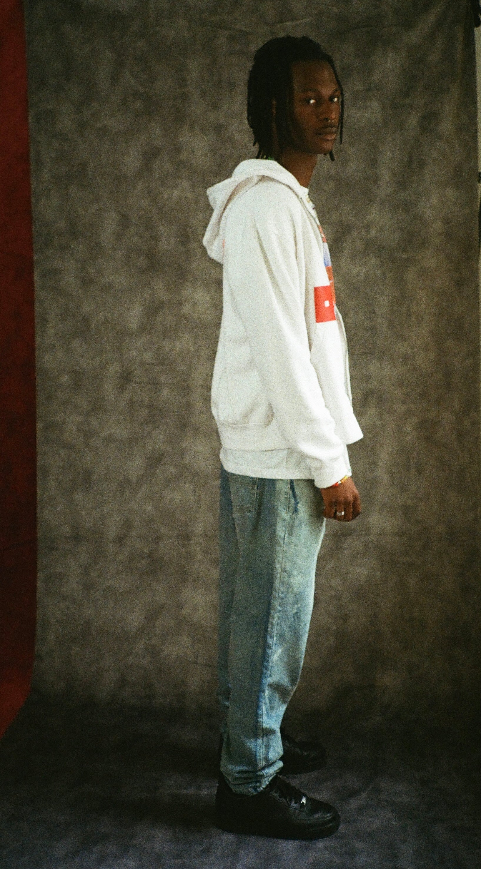 Jeans 13lassique  - BLEU/ROUGE