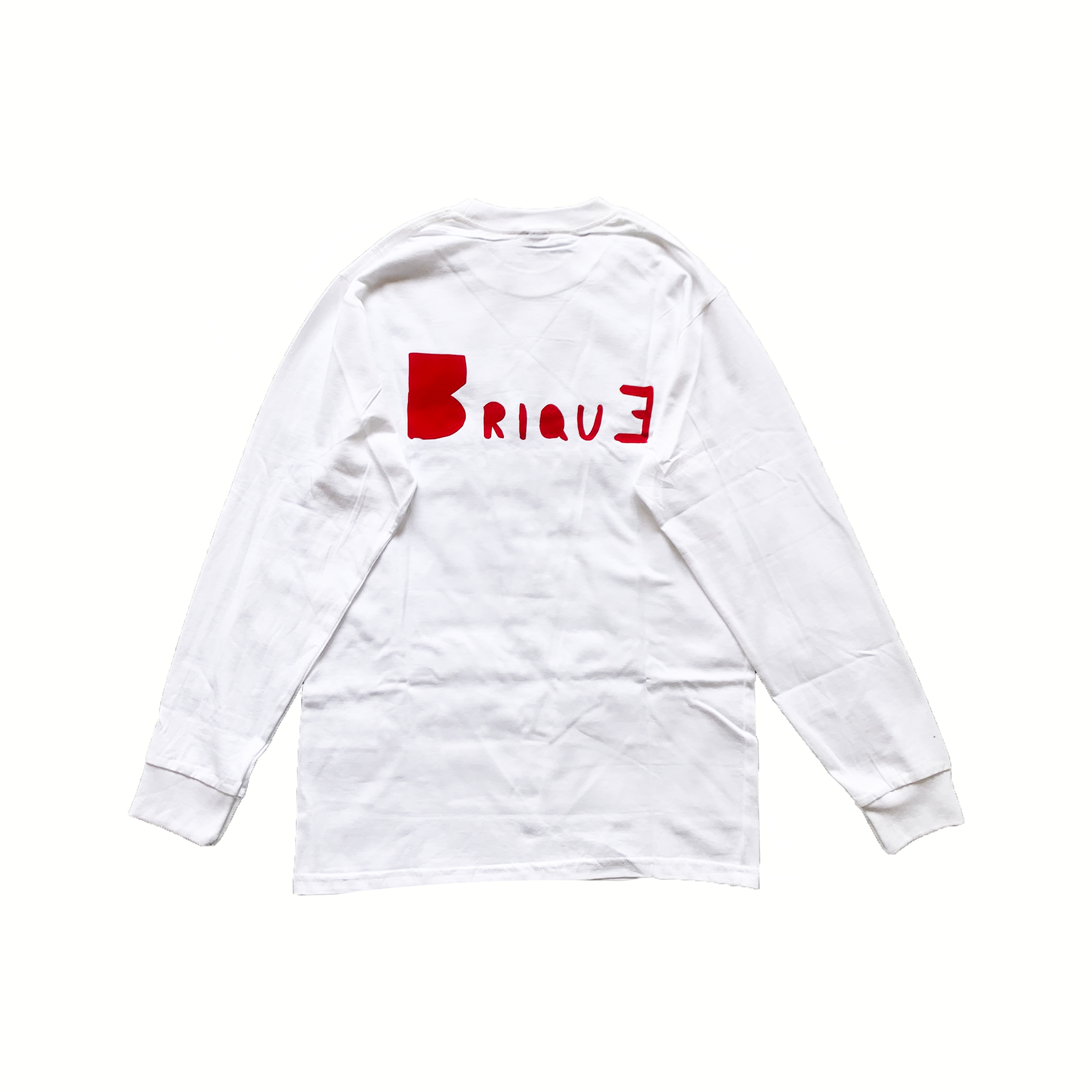 Longue Manche "Brique Par Brique" BLANC