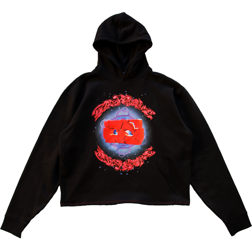 Pull à capuche "Brique 3D"