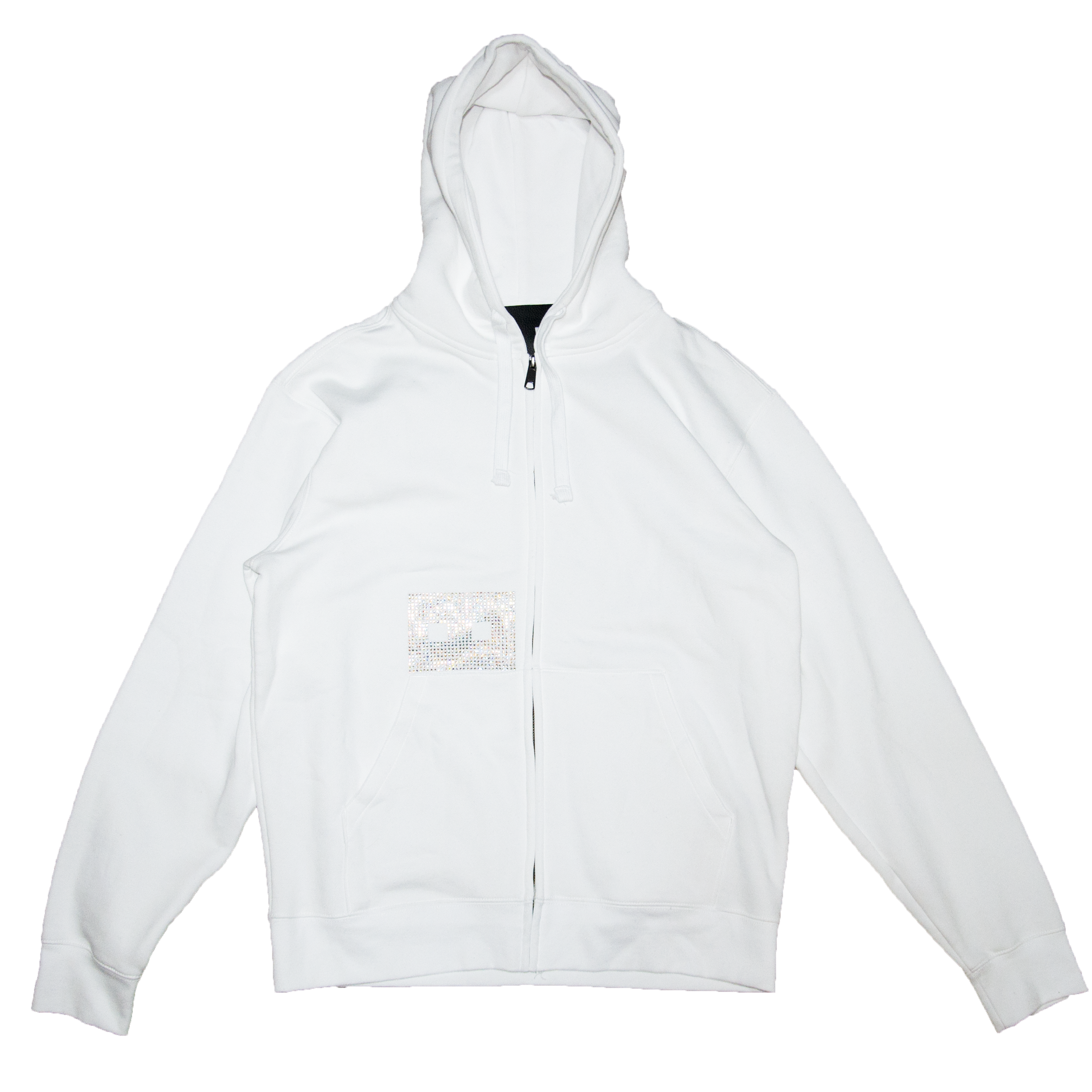 Rhinestone Hooded Vest