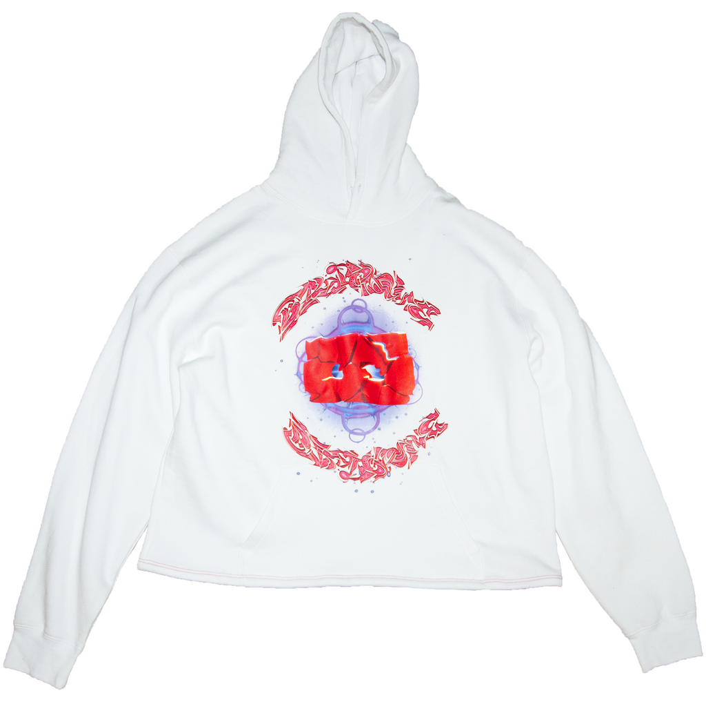 Pull à capuche "Brique 3D"